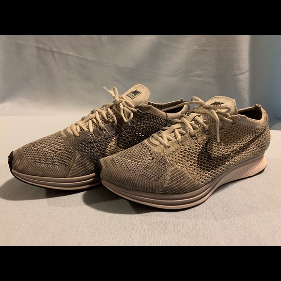 Nike Other - Pre Owned NIKE Flyknit Racer “Pure Platinum” Sz 11